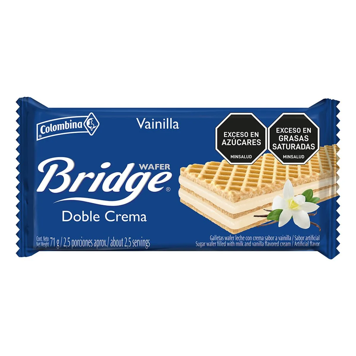 Galleta Wafer Bridge Naranja 30Gr o Vainilla - imagen 2
