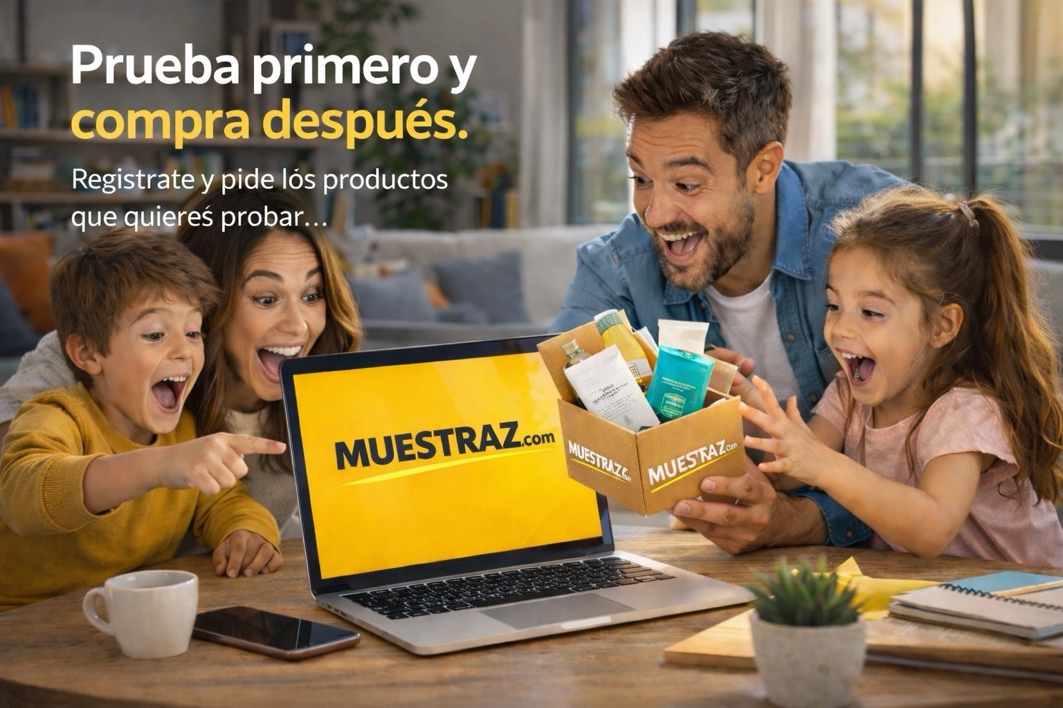 Portátil con productos para subir a la web